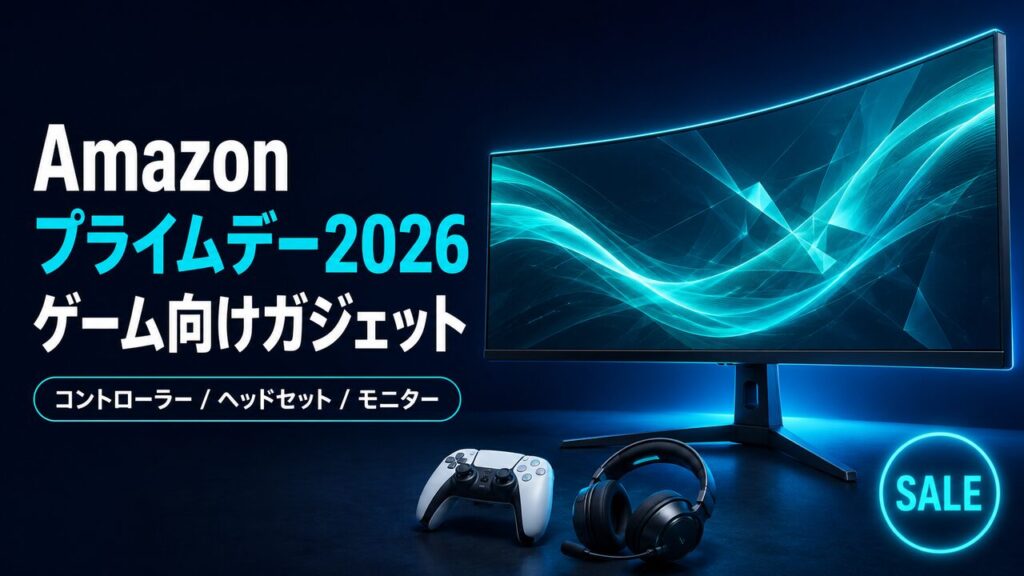 Amazonプライムデー2026のゲーム向けおすすめガジェットまとめ
